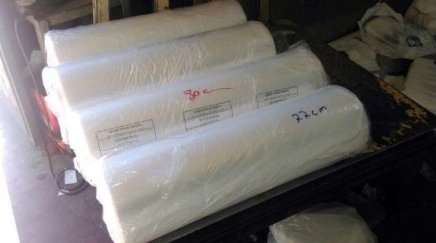 &Ccedil;alıştığı İşyerinden 120 Kilo Naylon &Ccedil;aldı