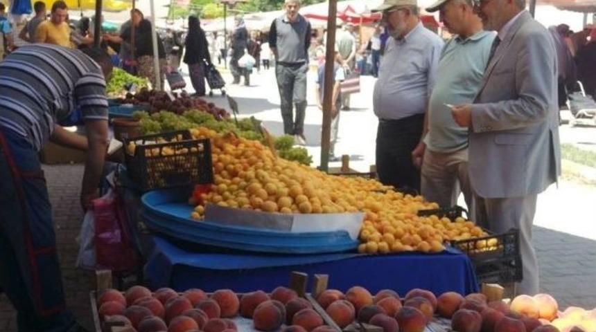 Başkan Bozkurt&rsquo;un Pazar Ziyareti