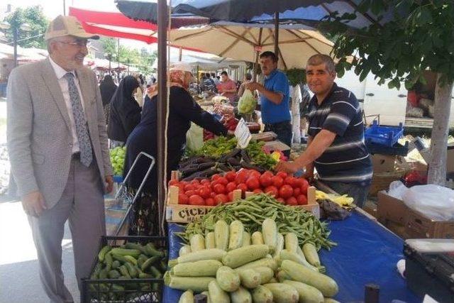 Başkan Bozkurt’un Pazar Ziyareti