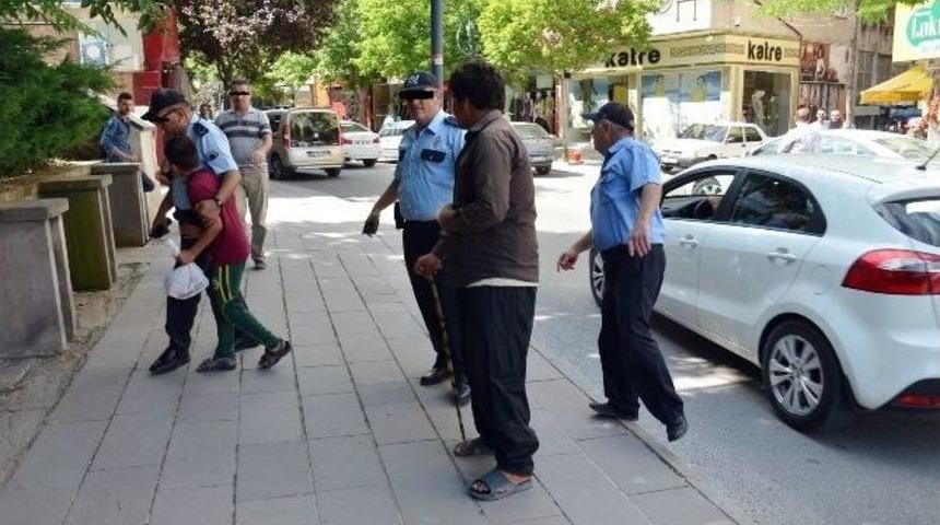 Aksaray&rsquo;da Dilenci Operasyonu