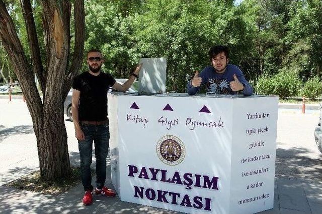 Atatürk Üniversitesi’nde Paylaşım Noktaları Projesi