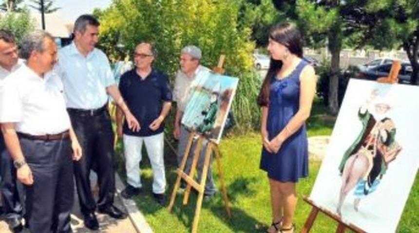 Sanata Saygı Platformu &Uuml;ylerinden A&ccedil;ık Hava Sergisi