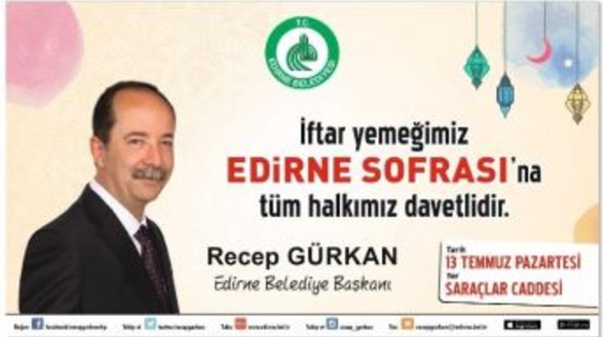 Edirne Belediyesi, Sara&ccedil;lar Caddesi&rsquo;ne &rsquo;edirne Sofrası&rsquo; Kuracak