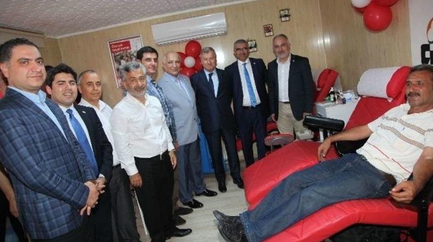 Ato Tarafından İn&ouml;n&uuml; Parkı&rsquo;nda Yaptırılan Kan Bağış Evi, Kızılay&rsquo;a Teslim Edildi