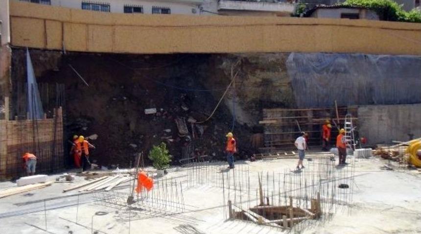 Tekirdağ&rsquo;da İnşaat Alanında Meydana Gelen G&ouml;&ccedil;&uuml;k Nedeniyle G&uuml;venlik &Ouml;nlemi Alındı