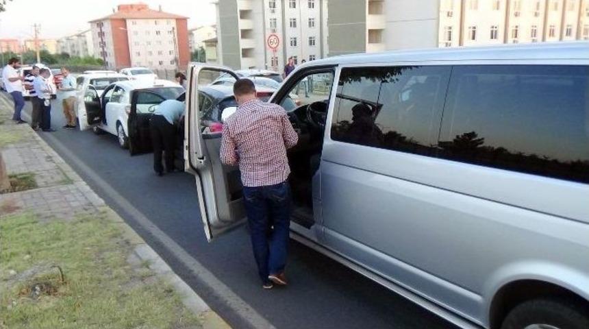 Diyarbakır&rsquo;da Zincirleme Trafik Kazası