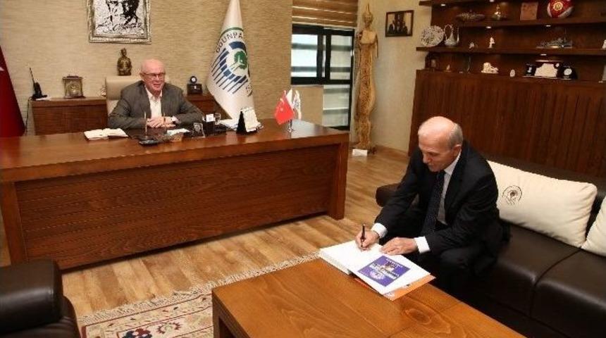 Prof. Dr. Tosun&rsquo;dan Başkan Kurt&rsquo;a Ziyaret