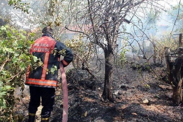 Başkent’te Gecekondu Yangını