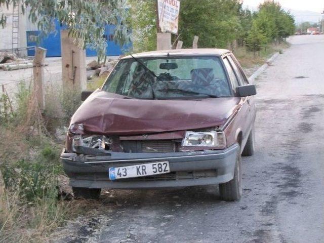 Hisarcık’ta Trafik Kazası: 1 Yaralı