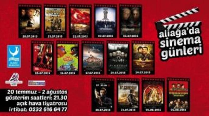Aliağa&rsquo;da &Uuml;cretsiz Sinema G&uuml;nleri Başlıyor