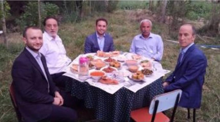 İshak Gazel, Muhtar&rsquo;ın İftar Davetine Katıldı