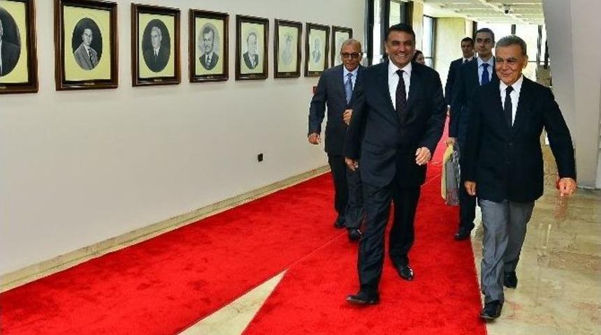 Kktc İzmir Konsolusu&rsquo;ndan Kocaoğlu&rsquo;na Veda Ziyareti