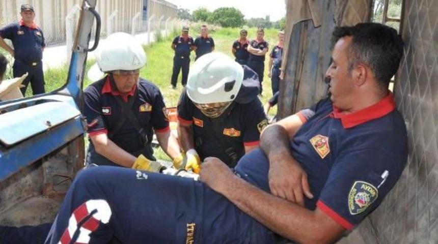 İtfaiyeden Tatbikatlı Eğitim