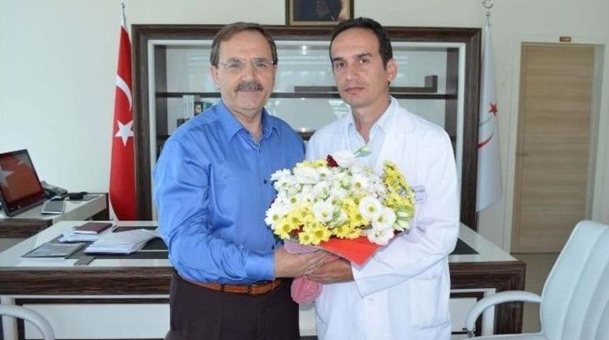 Başkan Şahin&rsquo;den Hastane Ziyareti