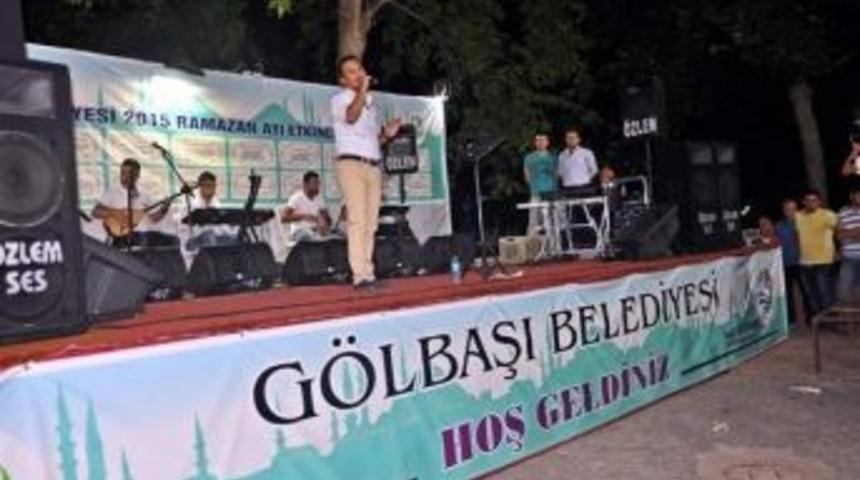 Ramazanda Halk Konseri Coşturdu