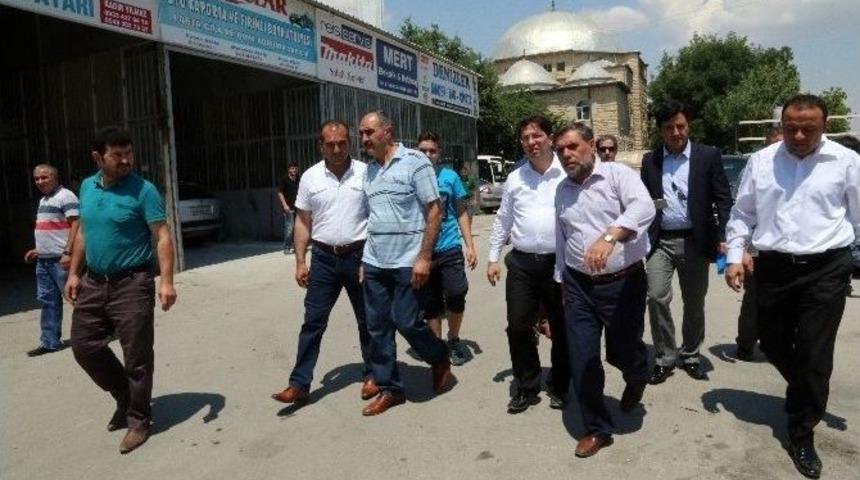 Başkan Yazgı Sanayi Esnaflarını Ziyaret Etti