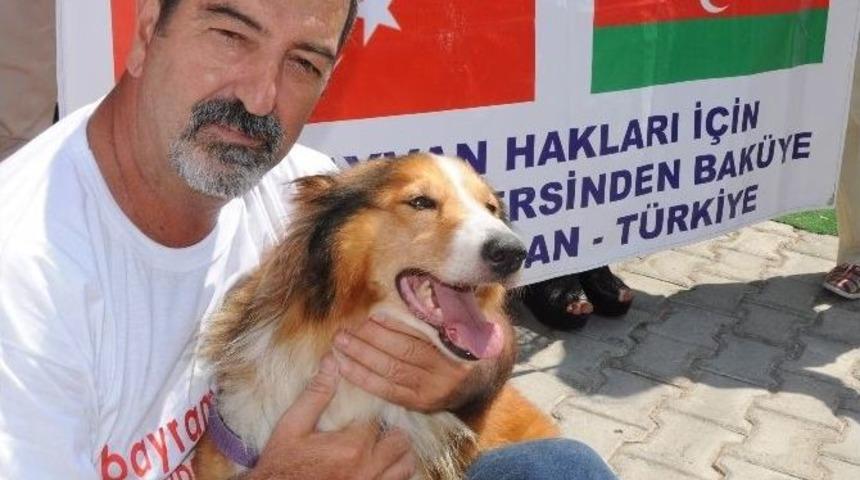 Mersin&rsquo;den Bak&uuml;&rsquo;ye Hayvan Hakları K&ouml;pr&uuml;s&uuml;