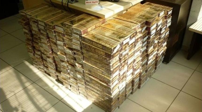 Bir G&uuml;nde 3 Operasyon, 55 Bin Paket Ka&ccedil;ak Sigara