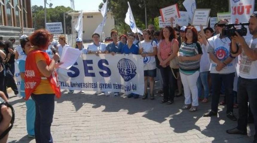 Dokuz Eyl&uuml;l'de Sağlık&ccedil;ılardan Personel Yetersizliğine Tepki