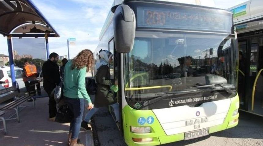 Kocaeli&rsquo;de Bayramda Ulaşım 4 G&uuml;n &Uuml;cretsiz