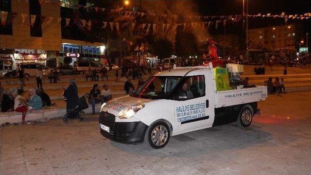 Haliliye Belediyesi’nden Gül Suyu Uygulaması