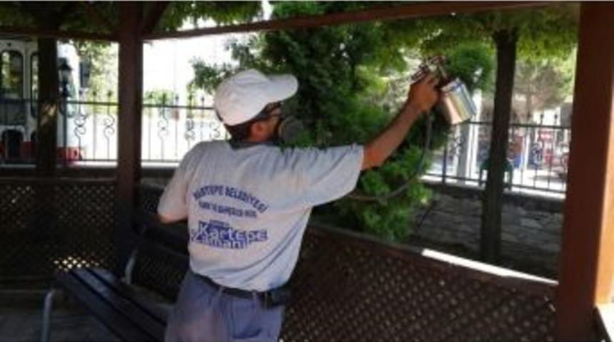 Kartepe&rsquo;de Kamusal Alanlara Bayram Bakımı