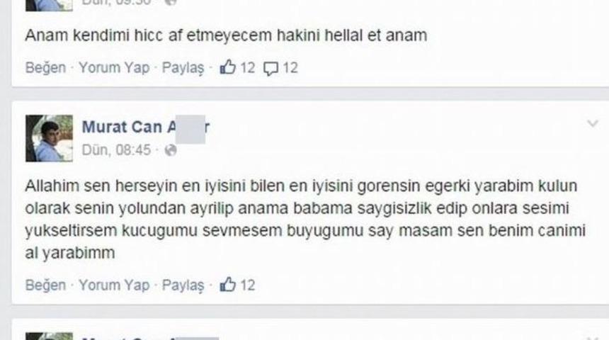 Annesinden Helallik İsteyip Yaşamına Son Verdi