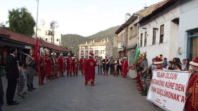 Kazancı’ya Pankartlı Ve Mehteranlı Veda