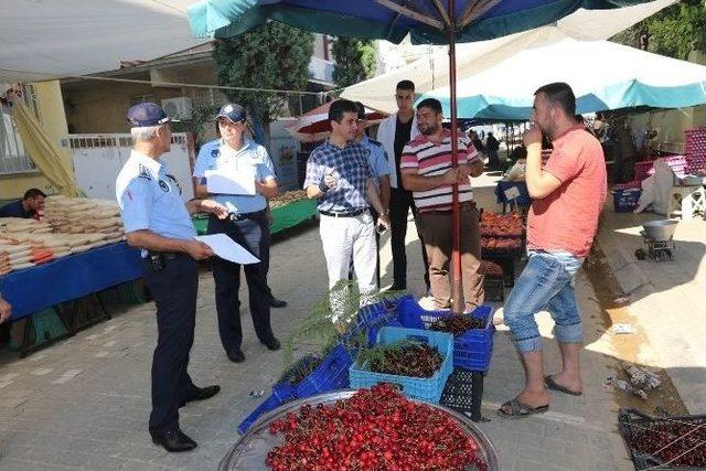 Efeler Belediyesi Zabıta Ekipleri Pazar Kontrollerini Sürdürüyor