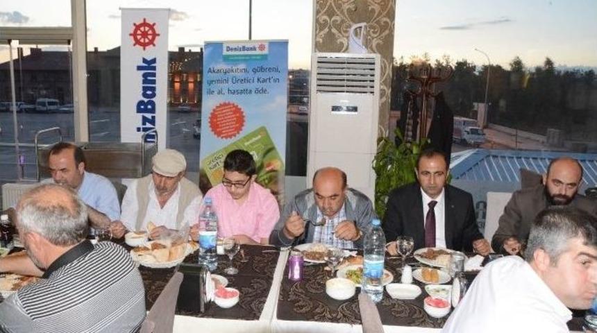 Deniz Bank&rsquo;tan Erzurumlu &Ccedil;ift&ccedil;i &Uuml;reticilerine İftar Yemeği