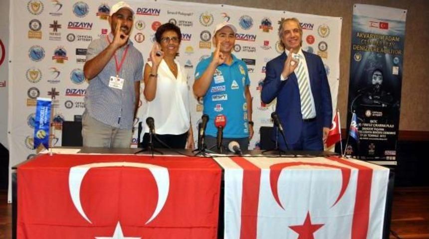 Dalgı&ccedil; Cem Karabay, D&uuml;nya Rekoru Denemesi I&ccedil;in Kktc'ye Gitti