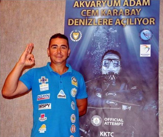 Dalgıç Cem Karabay, Dünya Rekoru Denemesi Için Kktc'ye Gitti