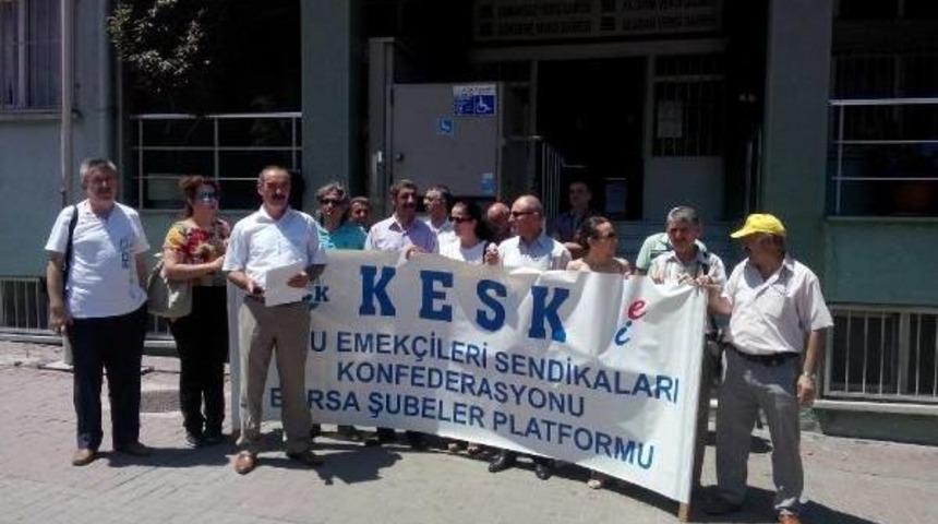 Bursa&rsquo;Da Memurlar Bordro Yaktı