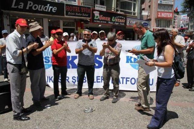 Balıkesir'de Kamu Emekçileri Bordro Yaktı