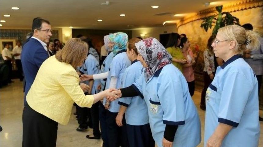 Başkan Şahin Personel İle Bayramlaştı