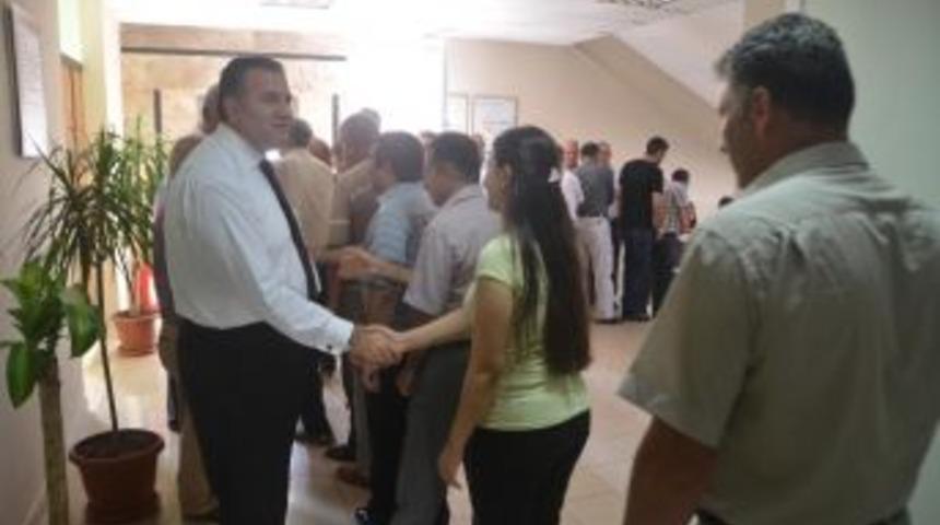 Mersin İl Milli Eğitim M&uuml;d&uuml;r&uuml; Koca, Kurum Personeli İle Bayramlaştı