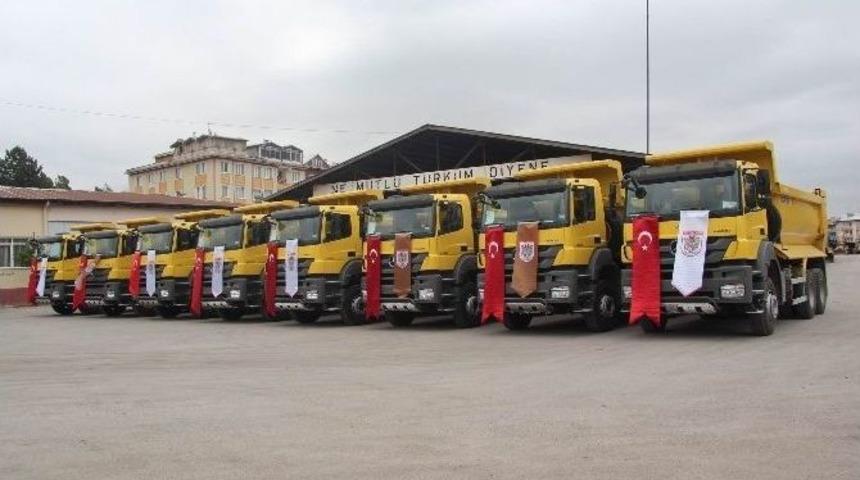 Sivas İl &Ouml;zel İdaresi 32 Adet İş Makinesi Aldı