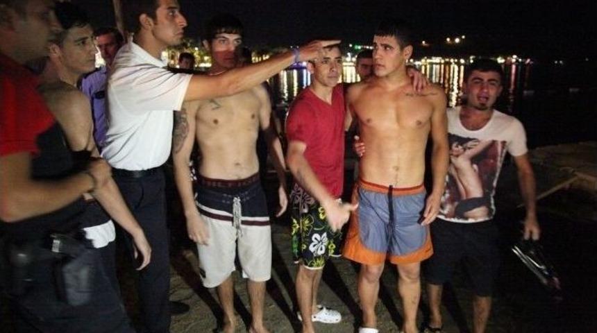 Gen&ccedil;lerin Deniz Eğlencesi Ekipleri Alarma Ge&ccedil;irdi