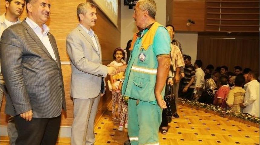 Başkan Tahmazoğlu Personelle Bayramlaştı