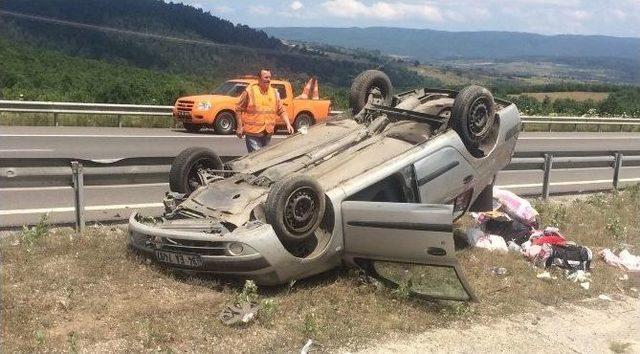 Bolu’da Trafik Kazası : 4 Yaralı