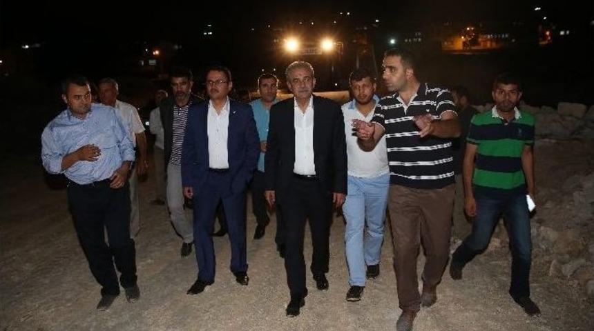 Başkan Demirkol, Gece Denetimlerini S&uuml;rd&uuml;r&uuml;yor