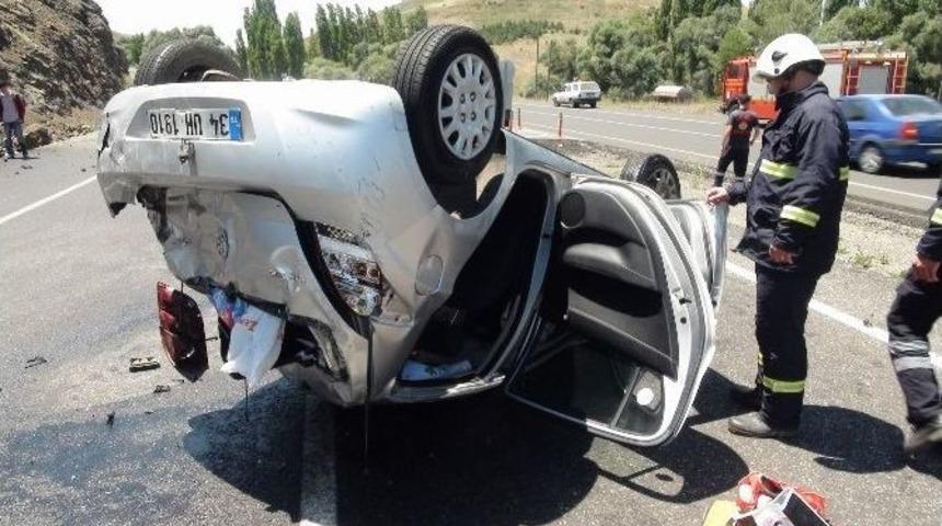 Yozgat&rsquo;ta Trafik Kazası: 4 Yaralı