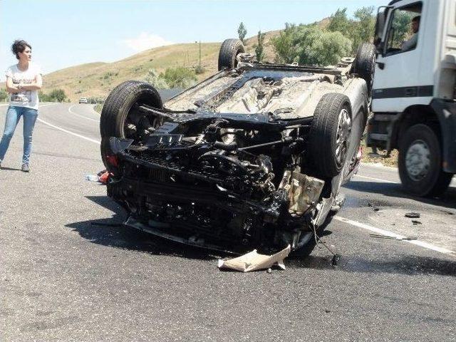 Yozgat’ta Trafik Kazası: 4 Yaralı