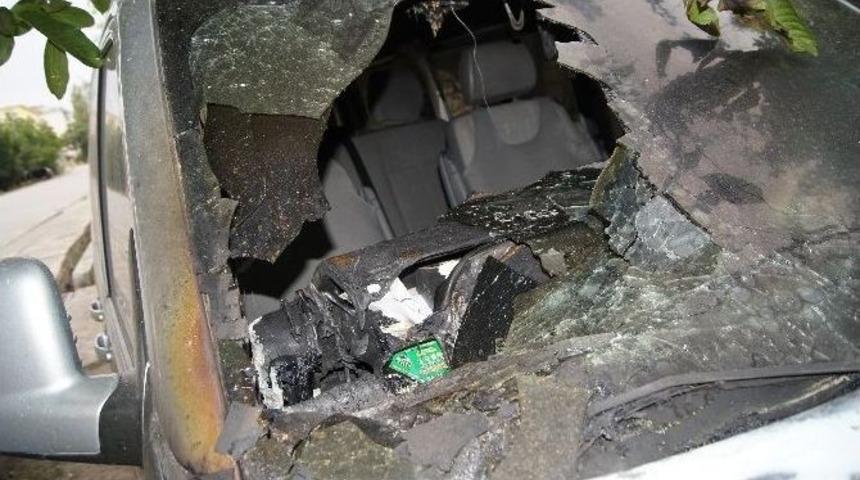 Kağızmanspor Başkanı Korkmaz&rsquo;ın Aracı Kundaklandı