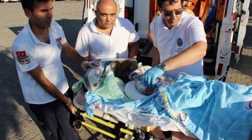 112 Hava Ambulansı Minik Berna Nur İ&ccedil;in Havalandı