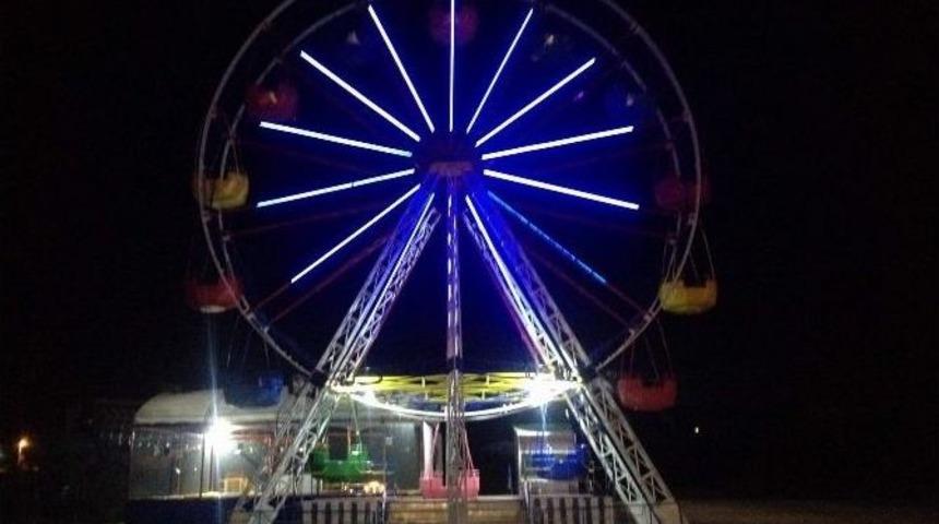 Ahi Evran Lunaparkı Hizmete Girdi