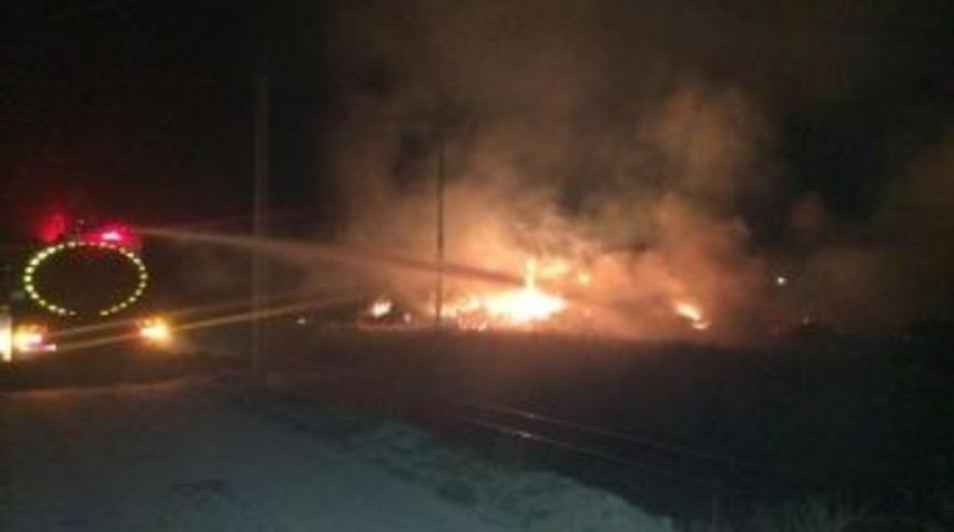 Bor&rsquo;da &Ccedil;ıkan Yangın Korkuttu