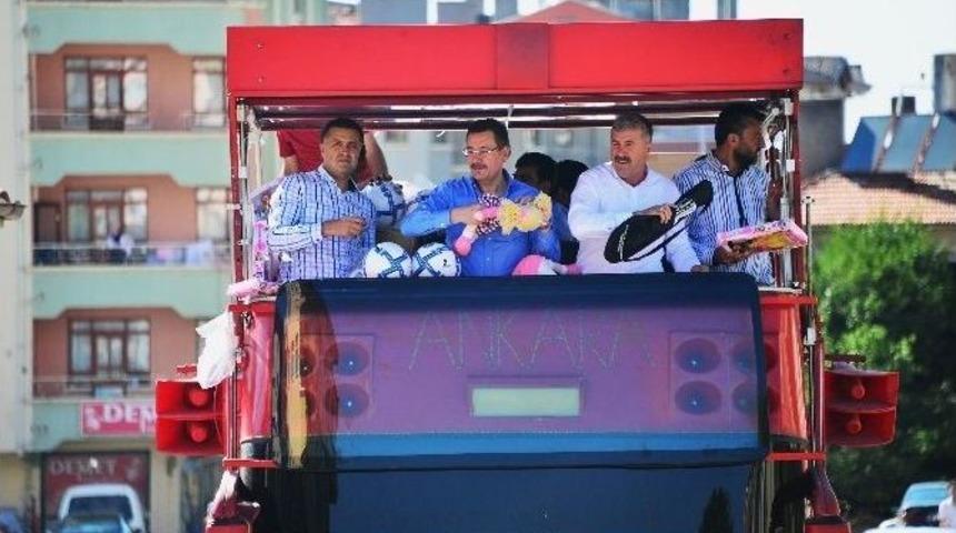 Başkentli &Ccedil;ocuklara &Ccedil;ifte Bayram