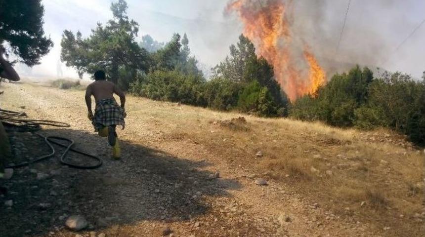 Isparta&rsquo;da Orman Yangını