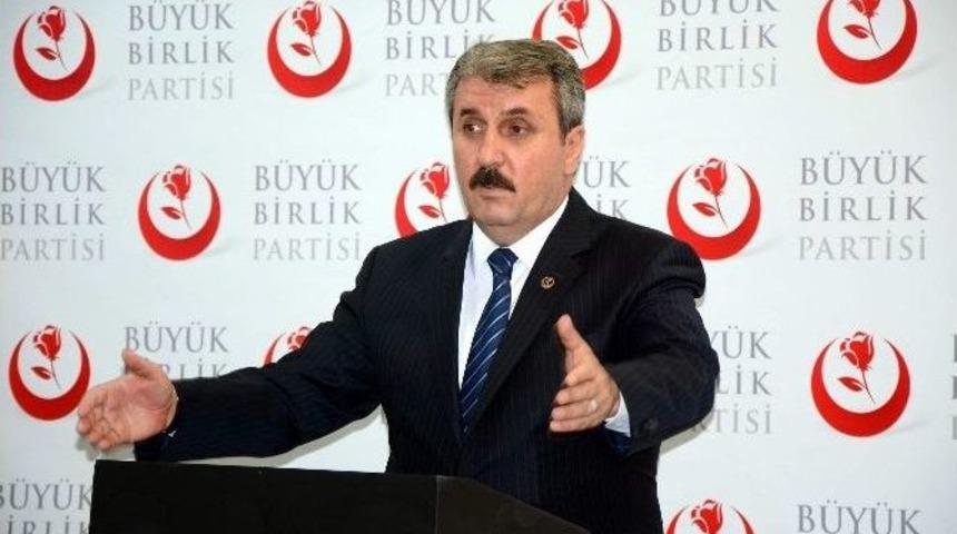 Bbp Genel Başkanı Destici, Partililerle Bayramlaştı